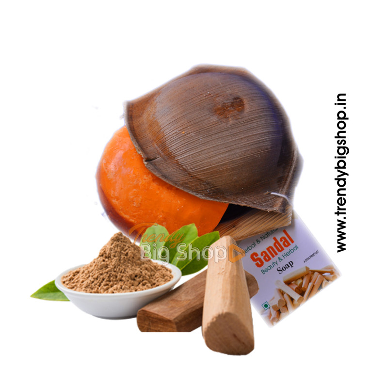 Sandal Soap, Natural Handmade Herbal Bath Soap 3 pcs, online Kodai