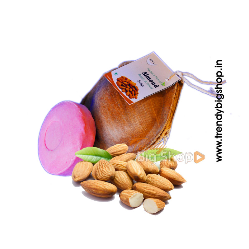 Almond Soaps, Natural Fresh Herbal Almond Soap online shop, Pack of 3