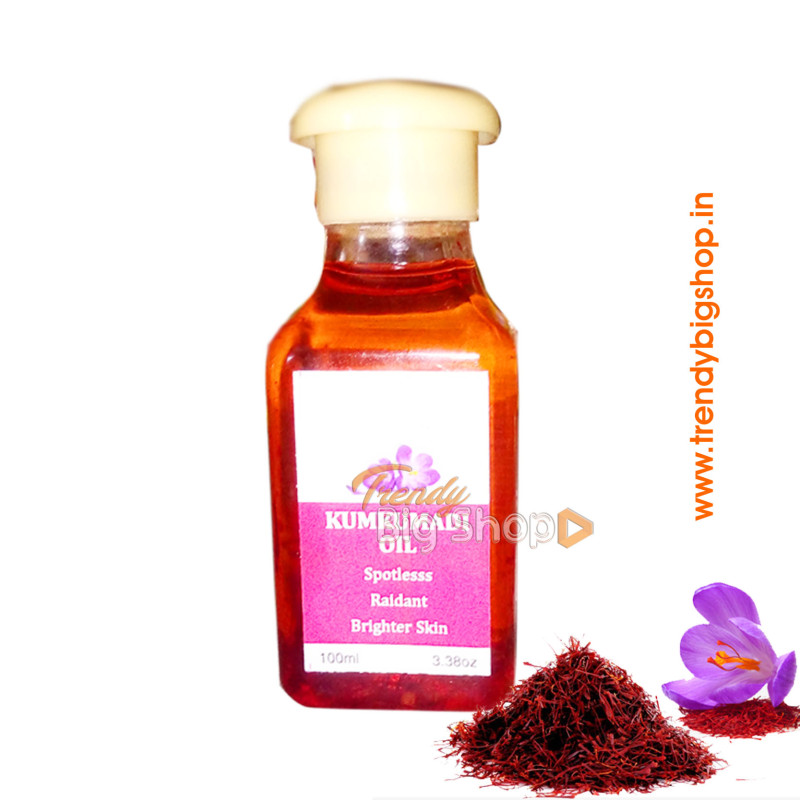 Kumkumadi Oil 100ml, for Glowing Skin | Ayurvedic Herbal Oil, Pure Kumkumadi Oil 100% Natural Therapeutic Grade For Blemishes Free and Radiant Skin Online