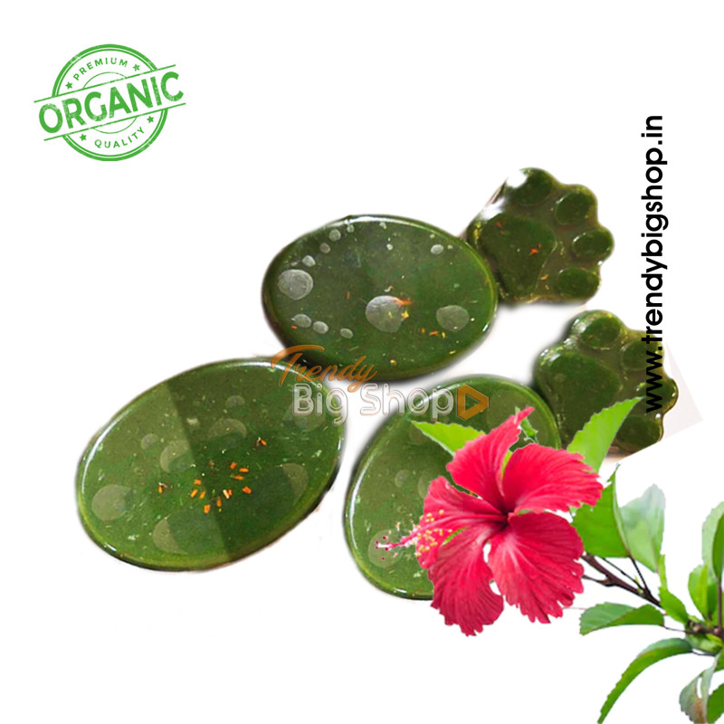 Hibiscus Bar, Organic sembaruthi Hair Care Soap, Fresh Homemade Organic Soap, chemical free, Pure and Natural Herbal Handmade Soap Online