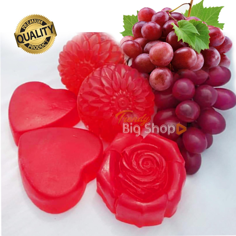 Red Wine Soap, Fresh Homemade Organic Clear & Pimple free skin Soap, chemical free, Pure and Natural Herbal Handmade Soap Online