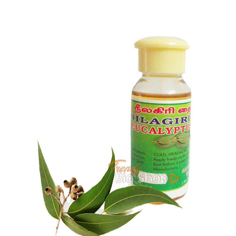 Nilagiri Thailam 250ml, Pure Eucalyptus oils Online Shop India, For hair Coughs and Fever