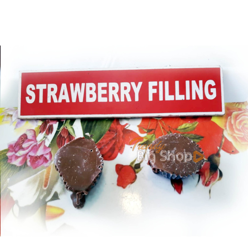 Strawberry Filling Fresh Homemade Chocolates, 500gm, Kodaikanal
