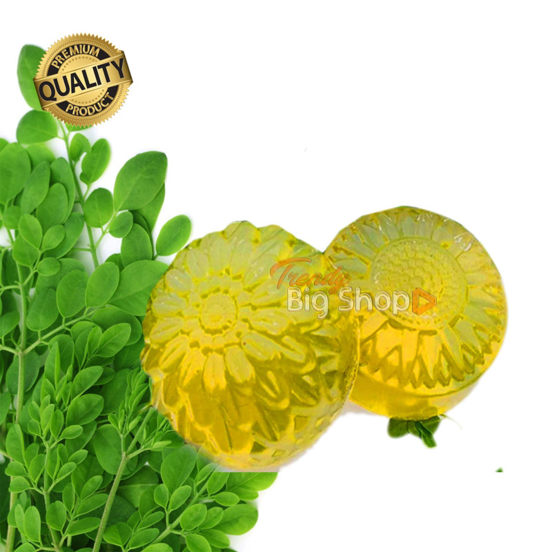 Moringa Soap Bar, Fresh Homemade Organic Clear & Pimple free skin Soap, chemical free, Pure and Natural Herbal Handmade Soap Online