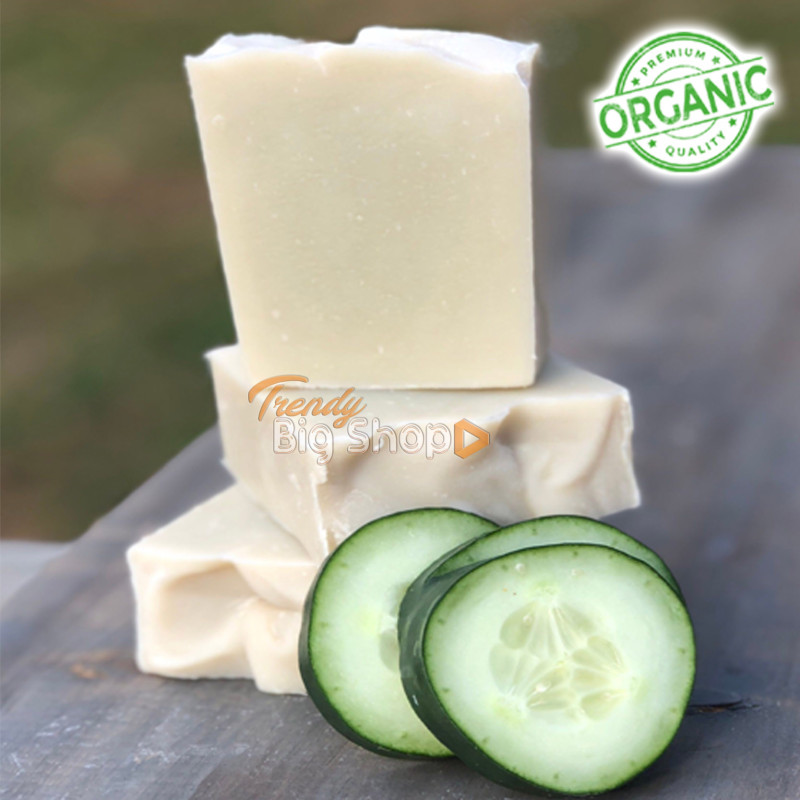 Cucumber soap, Homemade Ayurvedic for chemical free, enjoy youthful and glowing skin Best Herbal Skin Care online in India